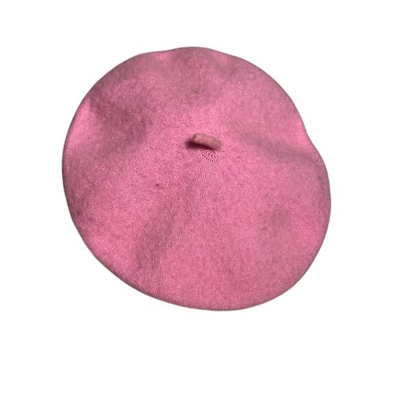 Vintage Pink Wool Beret, Soft and Stylish - Picture 2 of 5